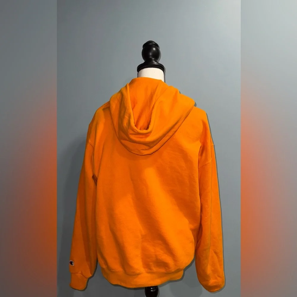 Orange Hoodie with White 'Vols' Print - Picture 4 of 5